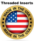 Threaded Inserts For Metal 7 16 14 SelfLocking Steel Repair Kit with Made in USA seal