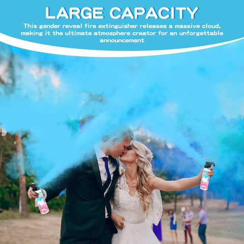 Gender Reveal Fire Extinguisher 2 Pack Kicks Off Party Vibes With Hella Vibrant Biodegradable Color Powder Prop Easy Fun Baby Shower Decor Next Level Celebration Must Have For Crowd Safe Mess Free Setup For Modern Families