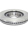 Front view of Front Vented Brake Rotor With Hub Centric Fit No Machining Required Non Directional Swirl Finish High Metallurgical Standards