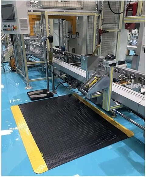 Heavy Duty Anti Fatigue Mats Total Grind Ready Ergonomic Standing Floor Mat For Shop Or Kitchen, 20Mm Thick Cloud Soft Cushion, Real Knee Saving Relief For Daily Footwork, Anti Slip Black 24X35 Mat