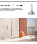 Heavy Duty Stainless Steel Shower Door Pivot Hinges With Smart Dual Hole Design for easy installation in modern bathroom.