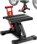 Heavy Duty Dirt Bike Stand With 1000 Lb Capacity Lift Jack Hoist Height Adjustable Table for bike repair and maintenance