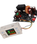 Adjustable 1200W DC CNC Regulated Power Supply for Laboratory Use with digital display and wiring connections shown.