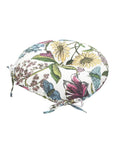 Round Tufted Chair Cushions Set Of 2 15x15x4 Inches Water Resistant With Ties For Bar Stools Patio Garden Outdoor Kitchen Butterfly Flower Pattern