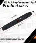 2 Pack R3847 Replacement Springs Kit For RV Hydraulic Leveling Jacks Compatible With 6000 Lb And 9000 Lb Jacks With 13 Or 15 Inch Stroke Includes Cylinder Assembly Part Numbers 04146 AP0468 AP0498 AP0585 shown with measurements