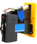 LED Indicator Flip Cover For Arcade Game Machines Anti EMI Durable Selector Switch With Yellow Finish Perfect For Doll Machines And Amusement Centers High Visibility Status Light And Reliable Scoring