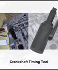 Volvo Camshaft And Crankshaft Timing Locking Tool Kit Pro Grade Set crankshaft tool close-up for engine alignment