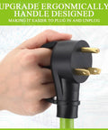 Tesla Compatible Nema TT-30 Adapter For Gen 2 Mobile Connector ergonomic handle design for easy plugging and unplugging.