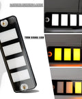 Toyota Front Bumper LED Side Marker DRL Amber Sequential Turn Signal Fog Light Kit for 1984 1988 4Runner and Pickup