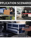 Pull-out drawers with 22 Inch Soft Close Drawer Slides Set, Six Pairs Full Extension Ball Bearing Side Mount Runners, 100 Pound Capacity in action.