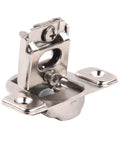 Nickel Plated Soft Close Cabinet Hinges Half Inch Overlay 25 Pack With Mounting Screws Adjustable 3 Way Mounting hardware