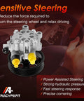 Toyota Power Steering Pump With Pulley For Camry 2007-2011, Avalon 2005-2012, Lexus ES350 2007-2012, 3.5L V6 2GR-FE Engine