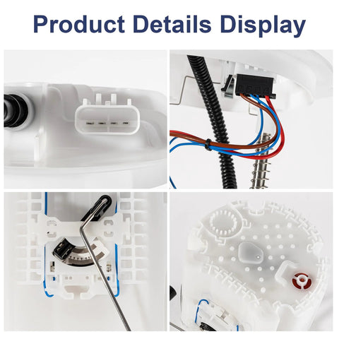 Electric Fuel Pump Module Assembly With Sending Unit O Ring For 2008 2010 Chrysler Town And Country 3.3L 3.8L 4.0L V6 Dodge Grand Caravan Routan Gas Engines Direct Fit Replacement With No Hassle Install And High Quality O Ring For Easy Install details display
