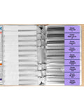 Extensive SMD Electronics Component Kit with 5600 pieces in booklet showing diodes section with labeled sleeves