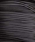 Black 1.75mm PLA 3D Printer Filament, 1 Kg Spool With Dimensional Accuracy Plus Or Minus 0.03 Mm, close-up view on spool.