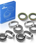 Six Piece Front Wheel Bearings Seal Kit For Ford F150 F250 Expedition Lincoln Navigator 1997 2003 packaging and components