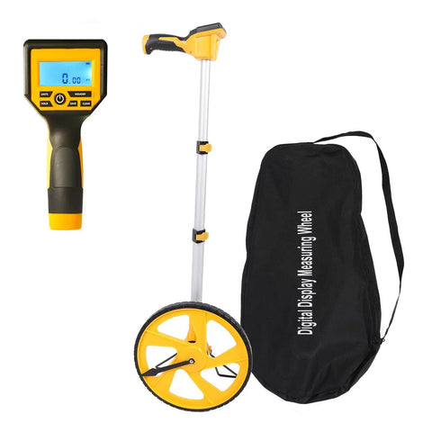 Keenso Distance Measuring Wheel, Backlit Digital Display 37in with measuring wheel and display in soft case.