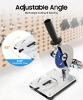 96W Mini Table Saw For Metal And Wood With 9000 RPM Power Workhorse Miter Saw Adjustable 0 To 45 Degree Tilt