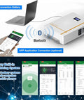 No Fuss Plug And Go 10Kwh Lifepo4 Solar Battery Smart Touch Display 51.2V 200Ah connected to PC and app via Bluetooth.