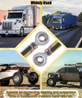 Two Pack Adjustable Steering Shaft Tie Rod Ball Joint Kit for Off Road Go Karts, ATVs with trucks and sand rail use