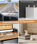Darn Cute Ceramic Bunny Toilet Bolt Caps Universal Fit For Rusty Bolts Thick Base Hides Exposed Screws Heavy Duty Adhesive Pads Bathroom Glow Up displayed as toilet decoration ornaments.