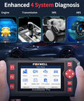 OBD2 Car Scanner NT604 Elite Easy To Use Out Of The Box ABS SRS And Transmission Diagnostic Tool for cars with display screen