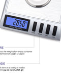 Top Notch Milligram Jewelry Scale With 0.001 g Readout For Gemstones And Fine Gold Digital Precision Scale display and buttons