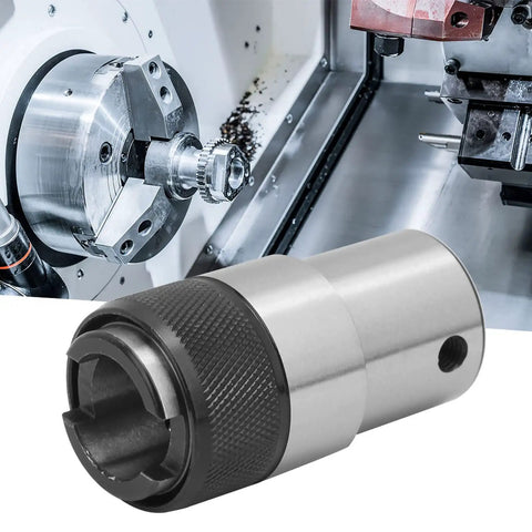 B16 GT12 Tapping Chuck Holder With Overload Protection For Machine Tools Beefed Up Pro Grade Precision Ground And Hardened Tooling Component For Female Thread Processing mounted on CNC lathe