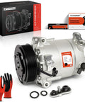 Top Shelf Air Conditioning AC Compressor With Clutch For Buick Lacrosse And Regal Featuring CVC Design PAG46 Fluid and Seven Groove Pulley.