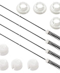 Washer Suspension Rod Kit 26.7 Inch Complete Replacement For Amana Whirlpool Kenmore with rods, balls, and housings visible