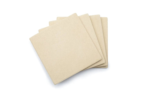 Set Of Four Cordierite Pizza Stone Tiles For Oven And Grill Build Your Own Personal Pies With Four Individual Stones For Crispy Crusts