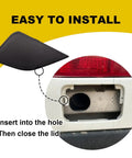 Toyota RAV4 Front Bumper Tow Hook Cover Matte Black Right Side Replacement For 2016 2017 2018 Models Direct Fit Easy Install