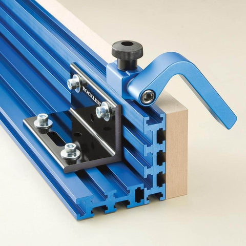 All In One Aluminum T Track Fence System For Woodworking A 36 Inch Universal Track With 3 Inch Multi Track On Every Face