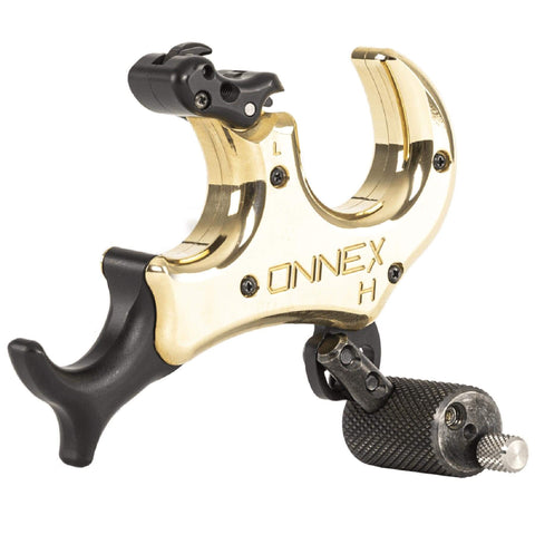 Hinge Archery Release With Micro Adjustable Draw Control And Click Options And Modular Fit for 3 or 4 Fingers OnneX Handle
