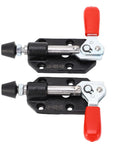 Beefy Push Pull Toggle Clamp Set For Woodworking DIY Projects Quick Release Positioning Jig Left Right 20mm Stroke Heavy Duty Cast Iron Clamp