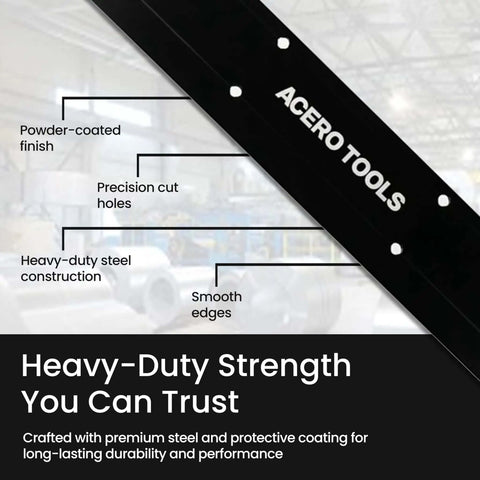 Sheet Metal Bender 24 Inch Folding Tool For HVAC Roofing And Siding Projects with steel construction and precision cut holes.