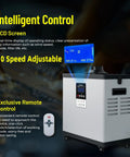 Heavy Duty Laser Welding Fume Extractor Featuring Badass H13 HEPA Filters And Deep Carbon Scrubbing, LCD display and remote control.