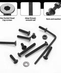 810 Piece M3 Metric Screw Assortment Kit With Flat Head Countersunk Hex Socket Cap Screws Washers Bolts And Nuts Set With Wrench