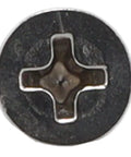 Top Tier Coffee And Espresso Machine Cross Head Flush Screw Replacement Part For No Sweat Appliance Repairs Keeps Your Morning Grind Rolling Smooth Always Direct Swap For Legacy Hardware 12985402, top view of silver crosshead screw.