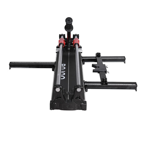 Beefy 24 Inch Manual Tile Cutter Featuring Slick Double Rail Guide System And Wide Aluminum Base Heavy Duty Hand Tool For Cutting Ceramic And Porcelain Floors Fast