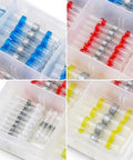 Get Awesome 300Pc Heat Shrink Butt Connector Waterproof Solder Seal Terminal Kit With Assorted Sizes And Adhesive Lined Triple Layer Protection For Durable Electrical Repairs That Last, assorted colors in storage box