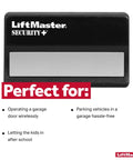Security Plus 1 Button Garage Door Remote With Visor Clip Battery Included Easy Install Compatible With Sears Craftsman 390MHz