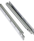 Silent Undermount Drawer Slides 21 Inch Full Extension With Soft Close For Five Eighth Inch Thick Drawer Boxes Smooth As Silk Glide Heavy Duty And Easy Install No Squeaks, zinc finish