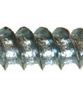 Built Tough Zinc Plated Self Drilling Screws Number Eight By Half Inch For Sheet Metal Wood And Fiberglass Featuring A Quick Twist Point For No Sweat Construction 100 Pack close-up view of a zinc coated self drilling screw