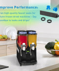 Ultra-2 Auger Shaft Seal Kit With Tool For Slush Machine Maintenance Replacement Parts Efficiently Keeps Your Frozen Treats Smooth And Leak Free Easy Install Durable Seals on Bunn frozen drink machine