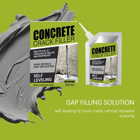 Heavy Duty Concrete Crack Filler And Waterproof Sealant For Patios And Garages Fast Drying Flexible Patch in tube and pack.