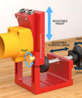 Pocket Hole Jig Adjustable Aluminum Alloy Pocket Drill Hole System for metalworking with adjustable clamping.