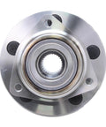 Front Wheel Bearing Hubs Assembly 2 Piece Kit For 1999 2004 Jeep Grand Cherokee showing 5 lug 3 bolt triangular flange with sealed bearings.