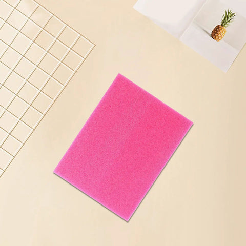 Pink foam sheet from Pearl Cotton Foam Sheets Two Pack, Lightweight Tear Resistant Packing Inserts, Craft Foam Pads And Protective Liners