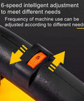Close-up of the 6-speed adjustment dial on the Job Site Beast Heavy Duty Electric Floor Grinder With Four Diamond Discs.